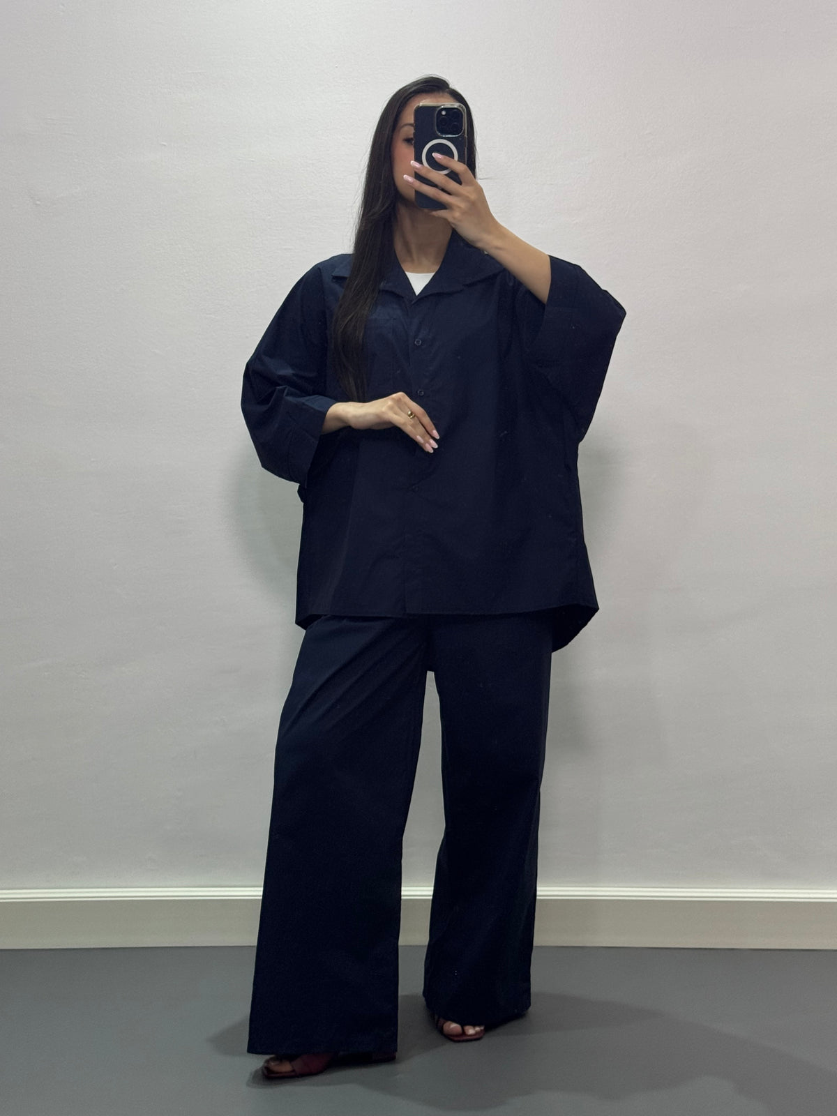 Ensemble oversize |Bleu marine