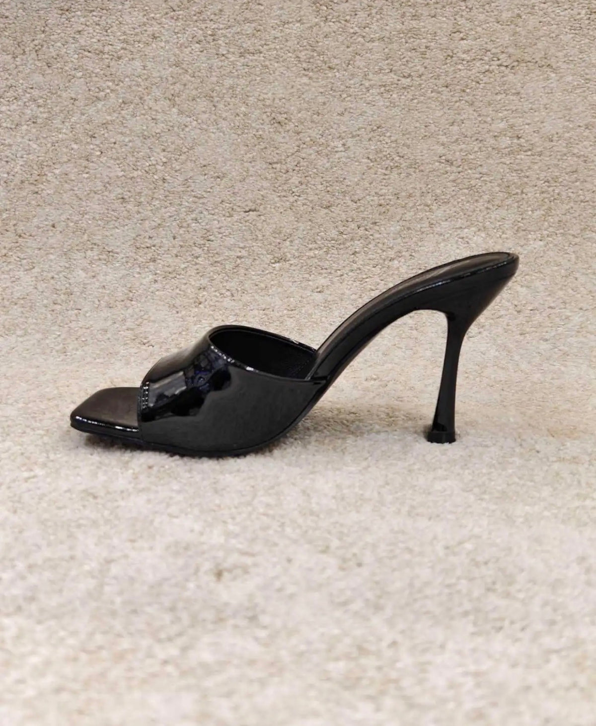 Mules carrées |Noir