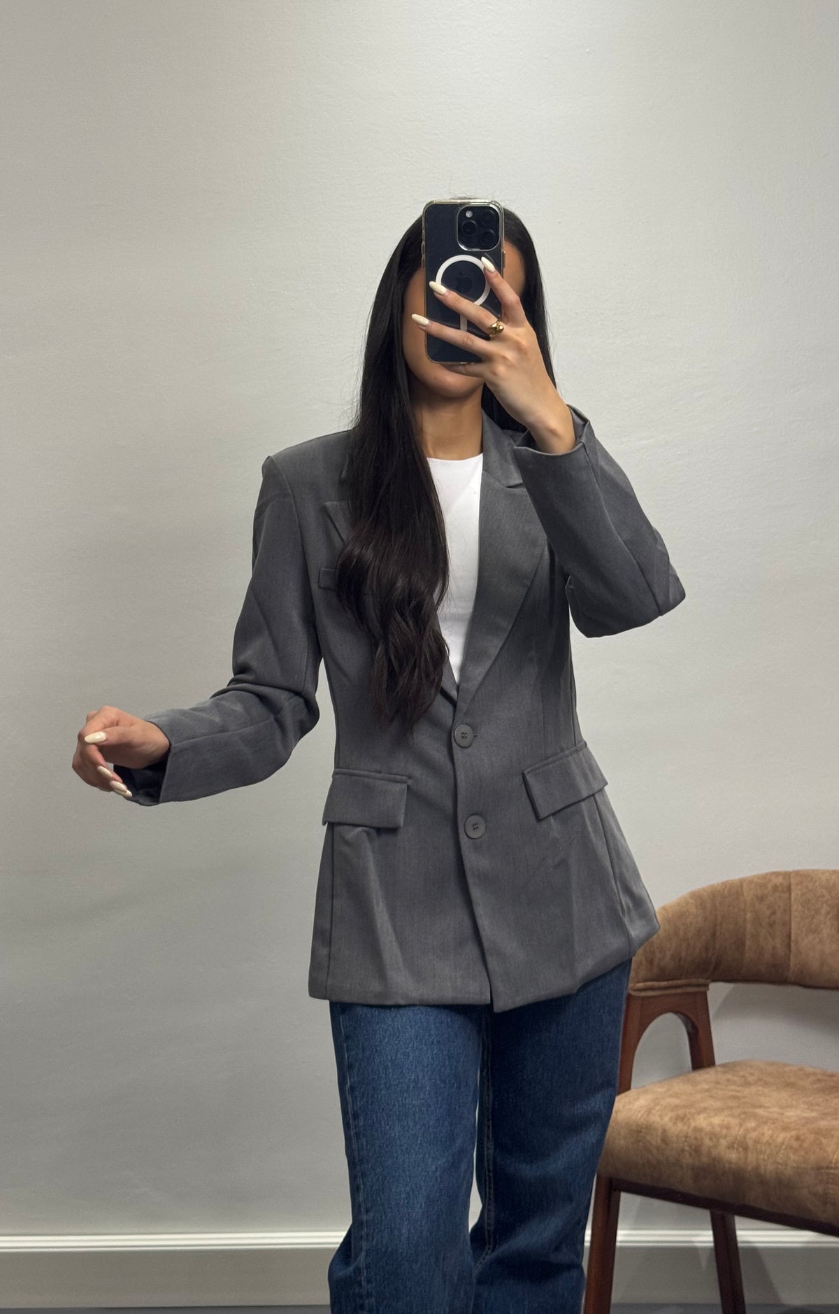 Blazer cintré |Gris