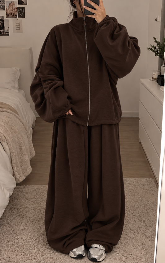 Jogging oversize |Marron