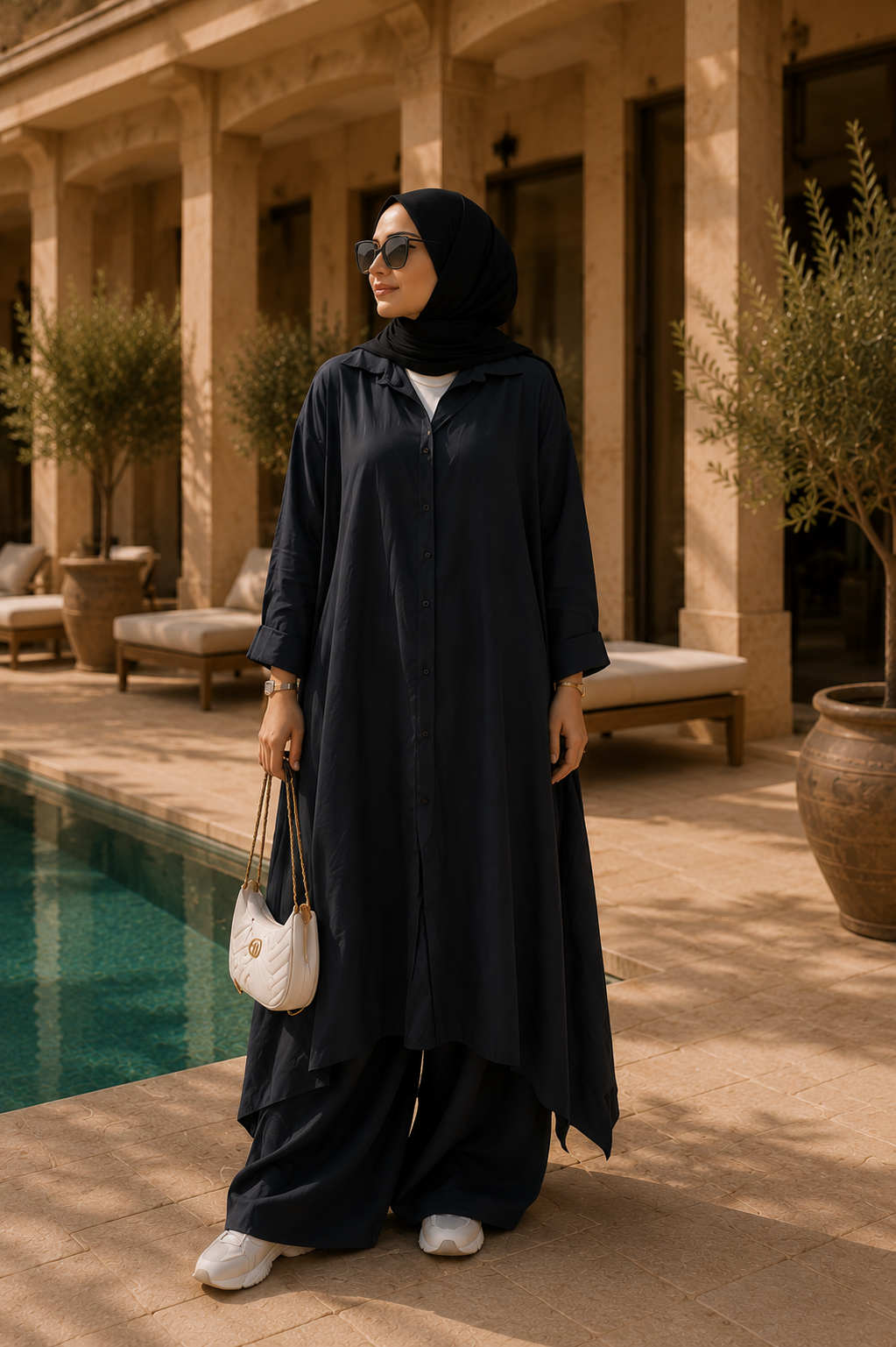 Ensemble long |Noir