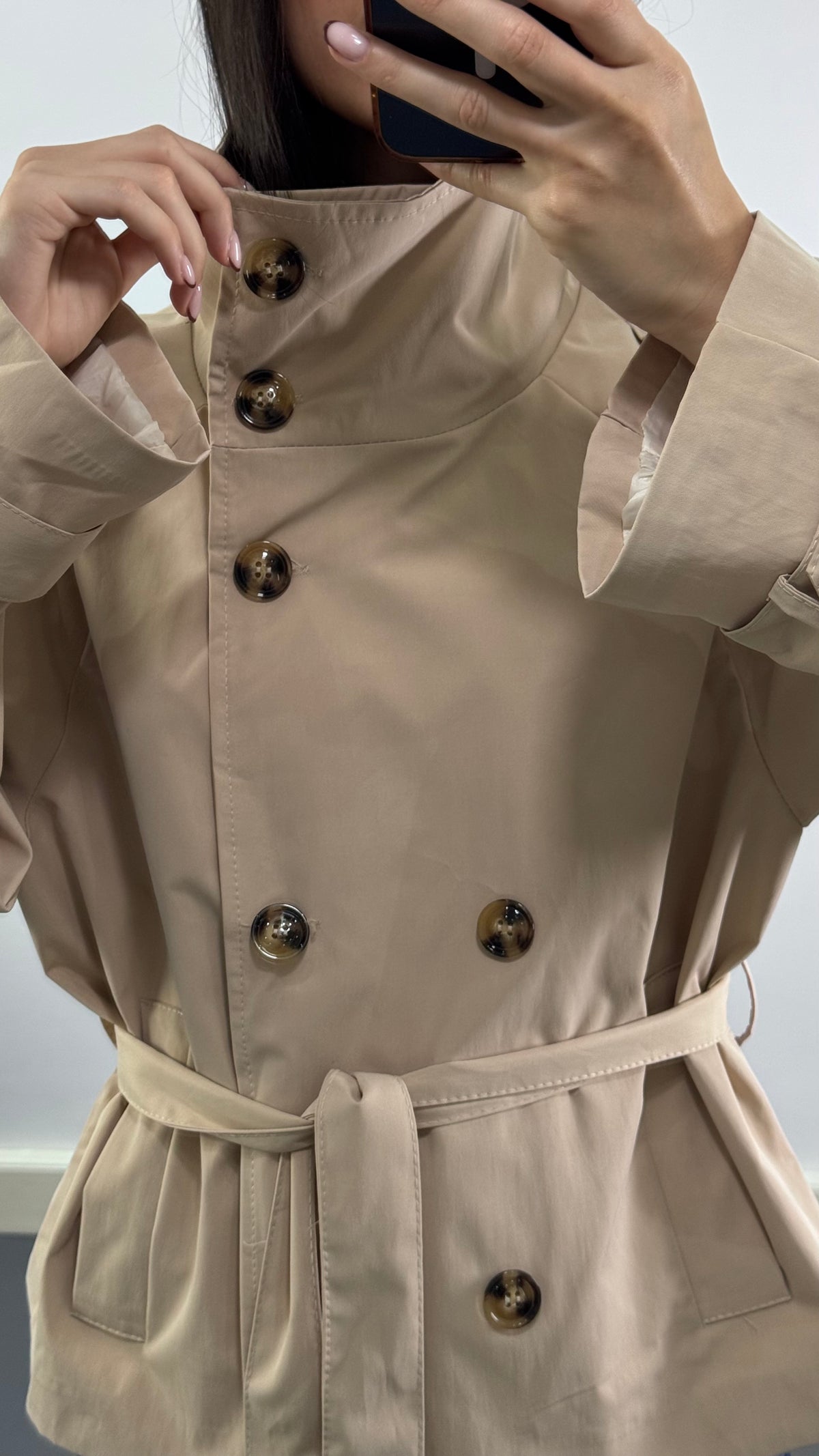 Trench court |Beige