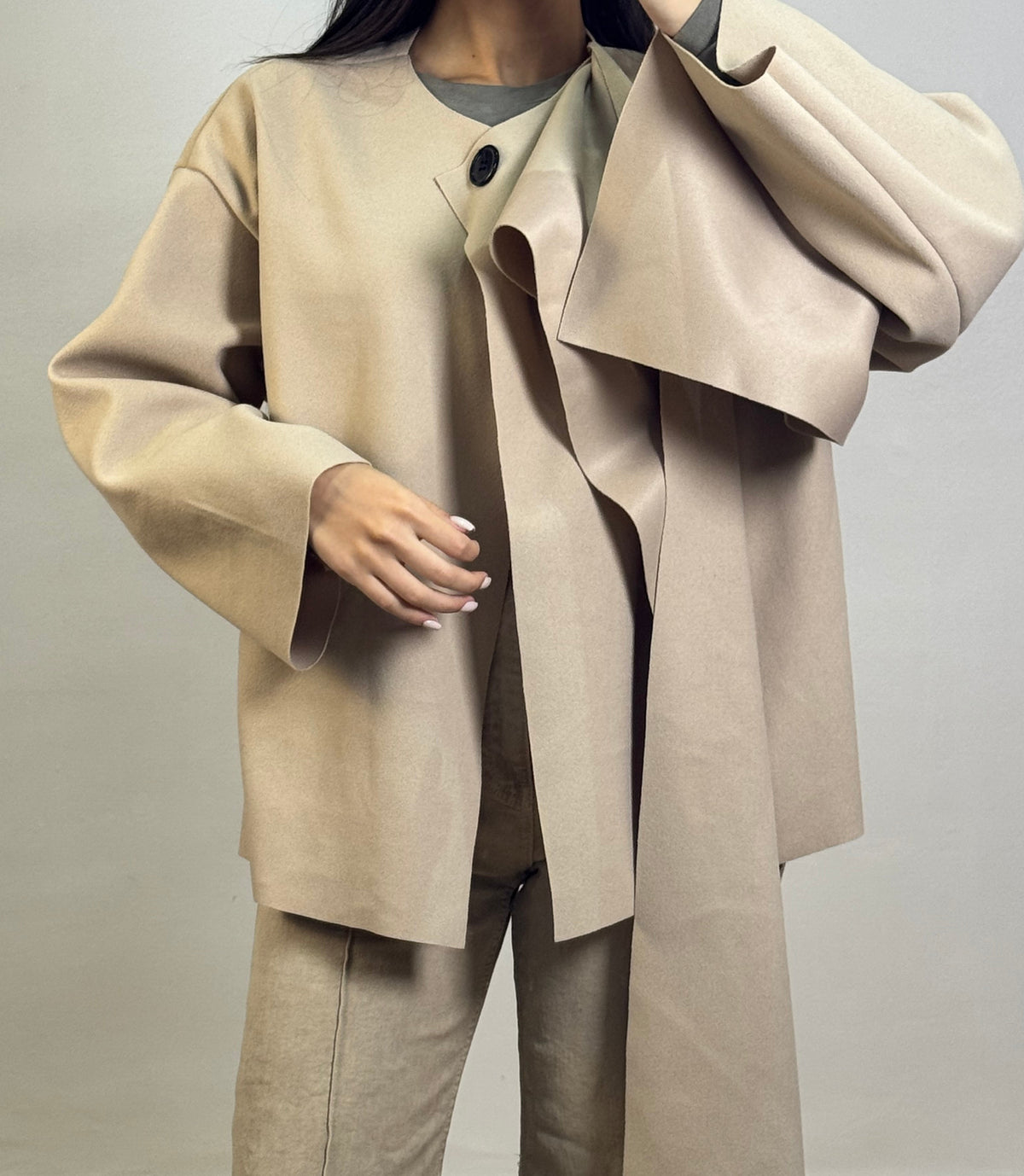 Cape écharpe |Beige