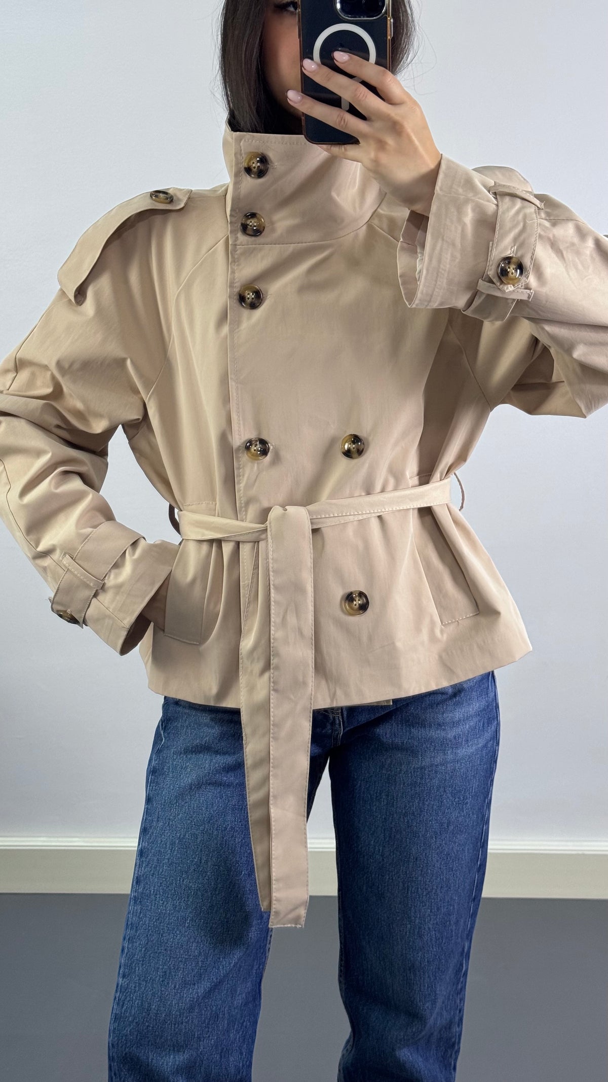 Trench court |Beige
