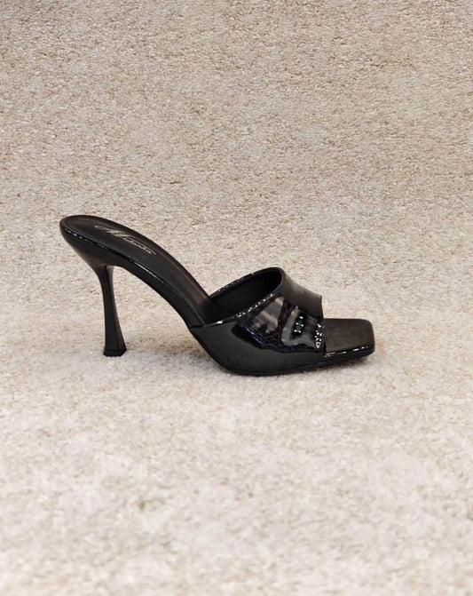 Mules carrées |Noir