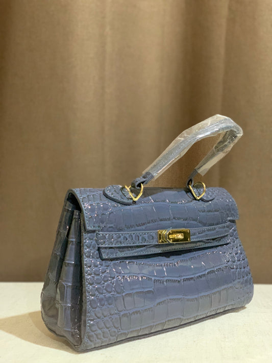 Sac bleu gris