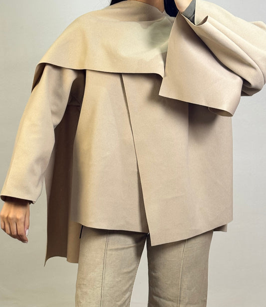 Cape écharpe |Beige
