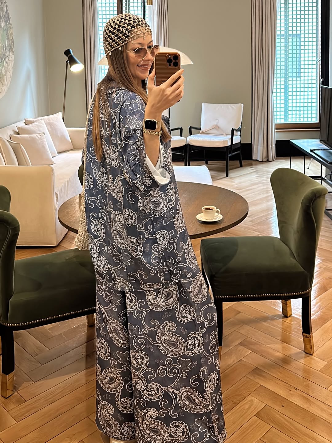 Ensemble motifs blanc |Bleu