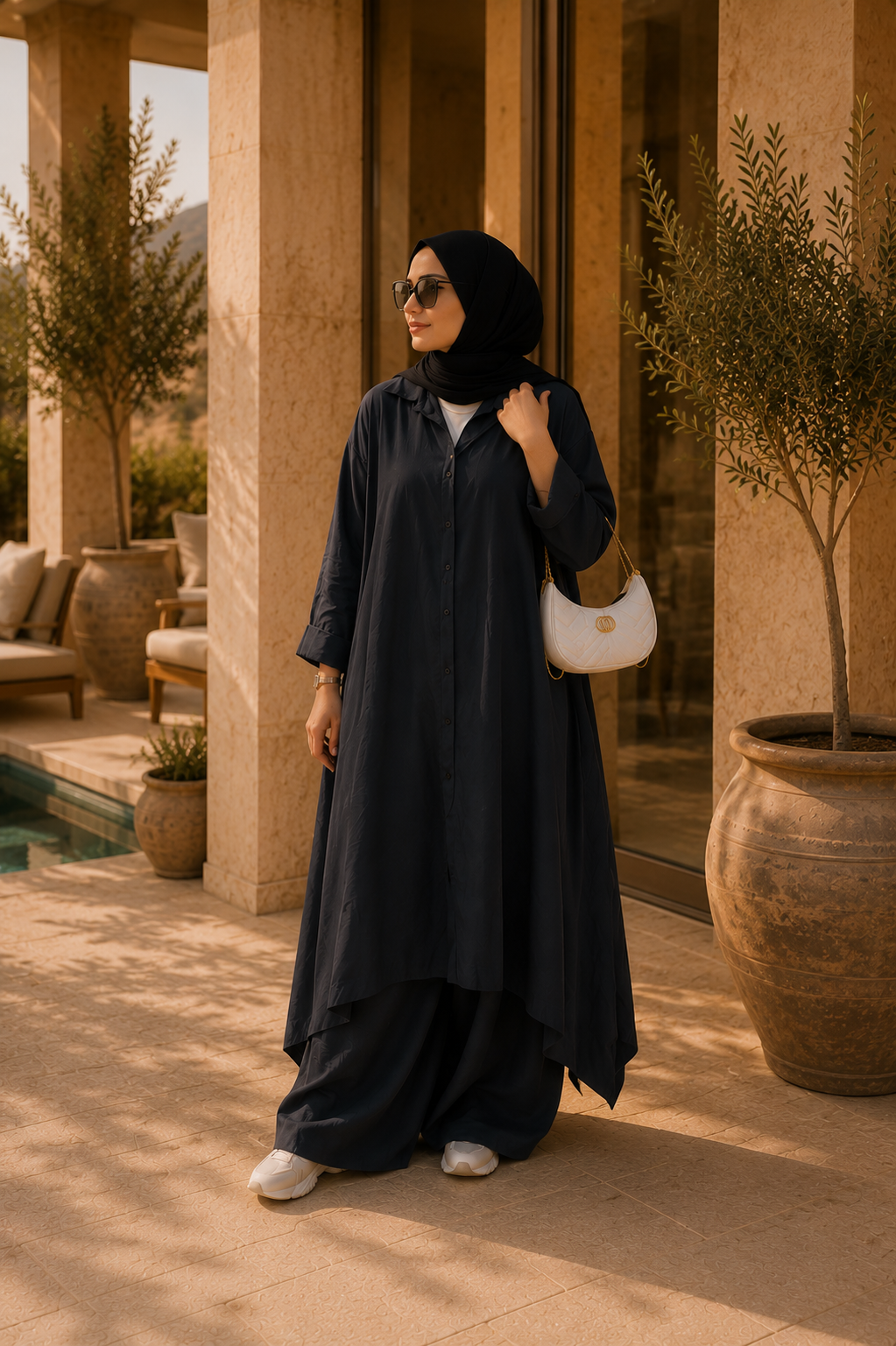 Ensemble long |Noir