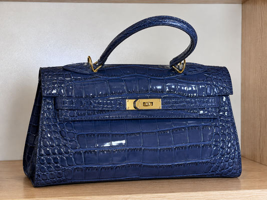 Sac bleu gris