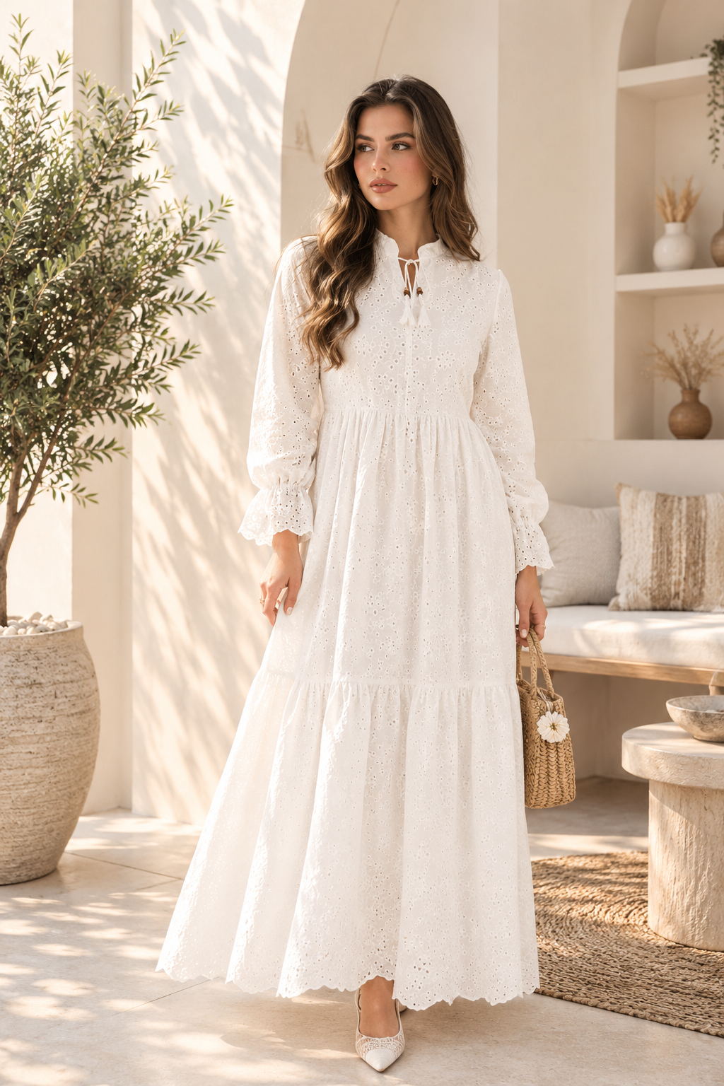 Robe broderie anglaise