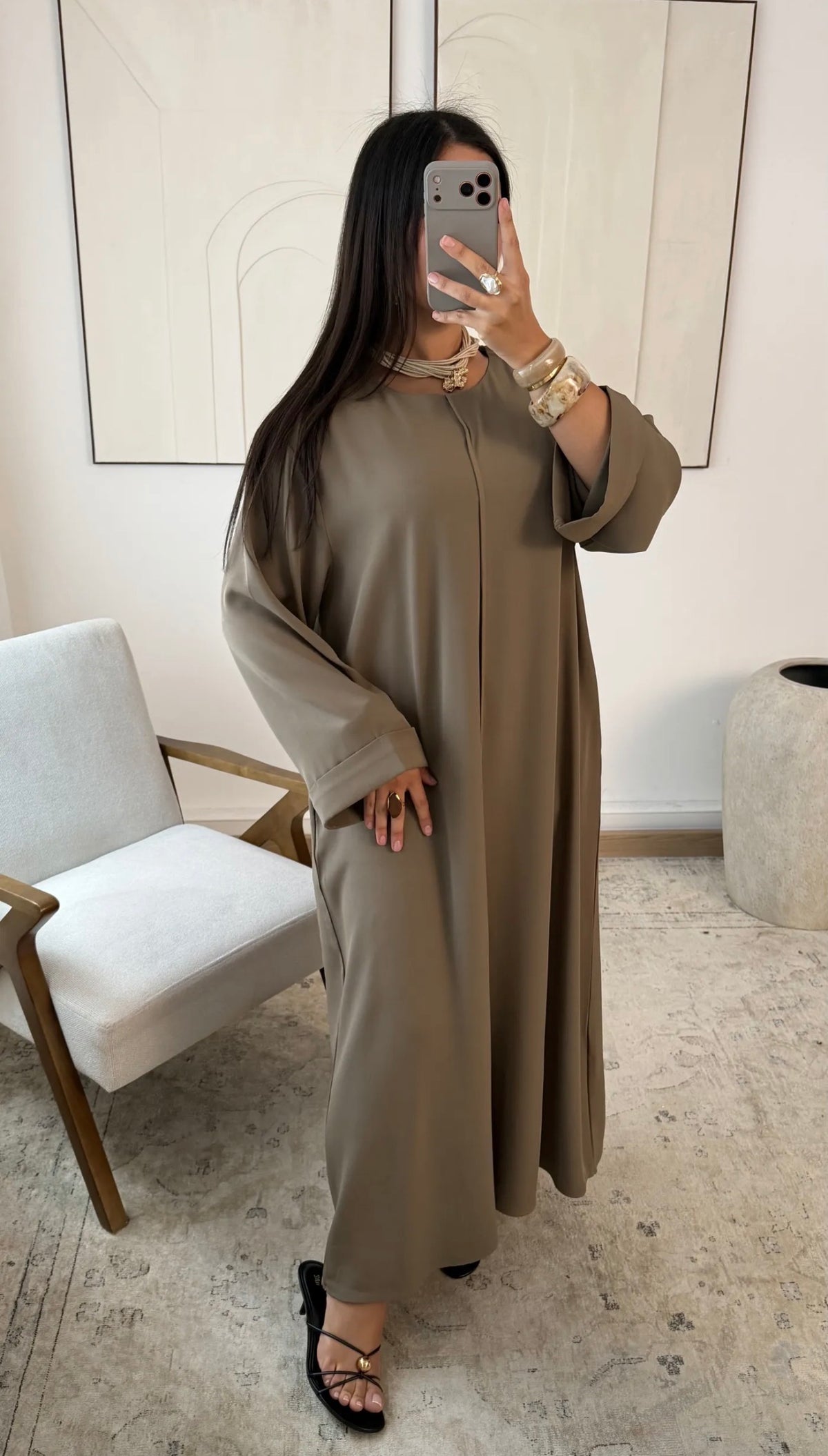 Abaya |Kaki