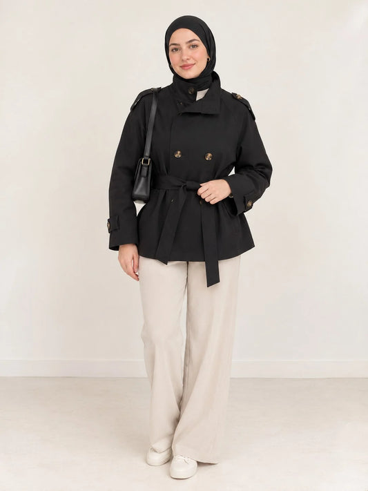 Trench Court Oversize Ceinturé